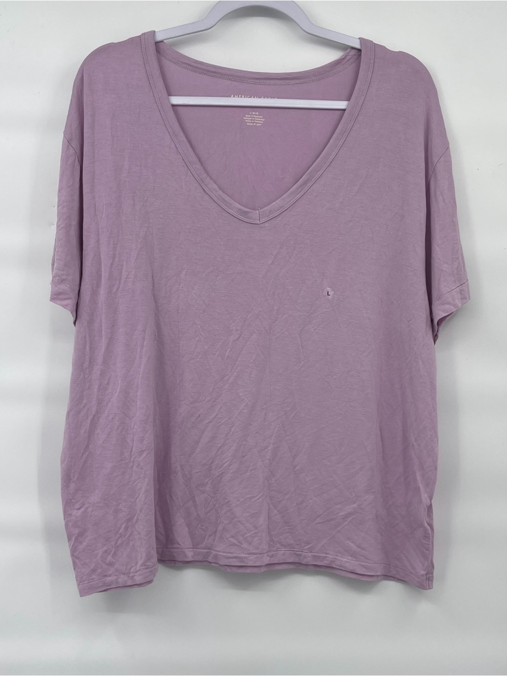 American Eagle nwt soft and sexy lavender oversized flowy short sleeve v neck